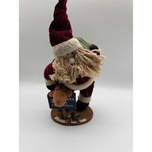 Fabric Santa Claus  Days Til Christmas Countdown